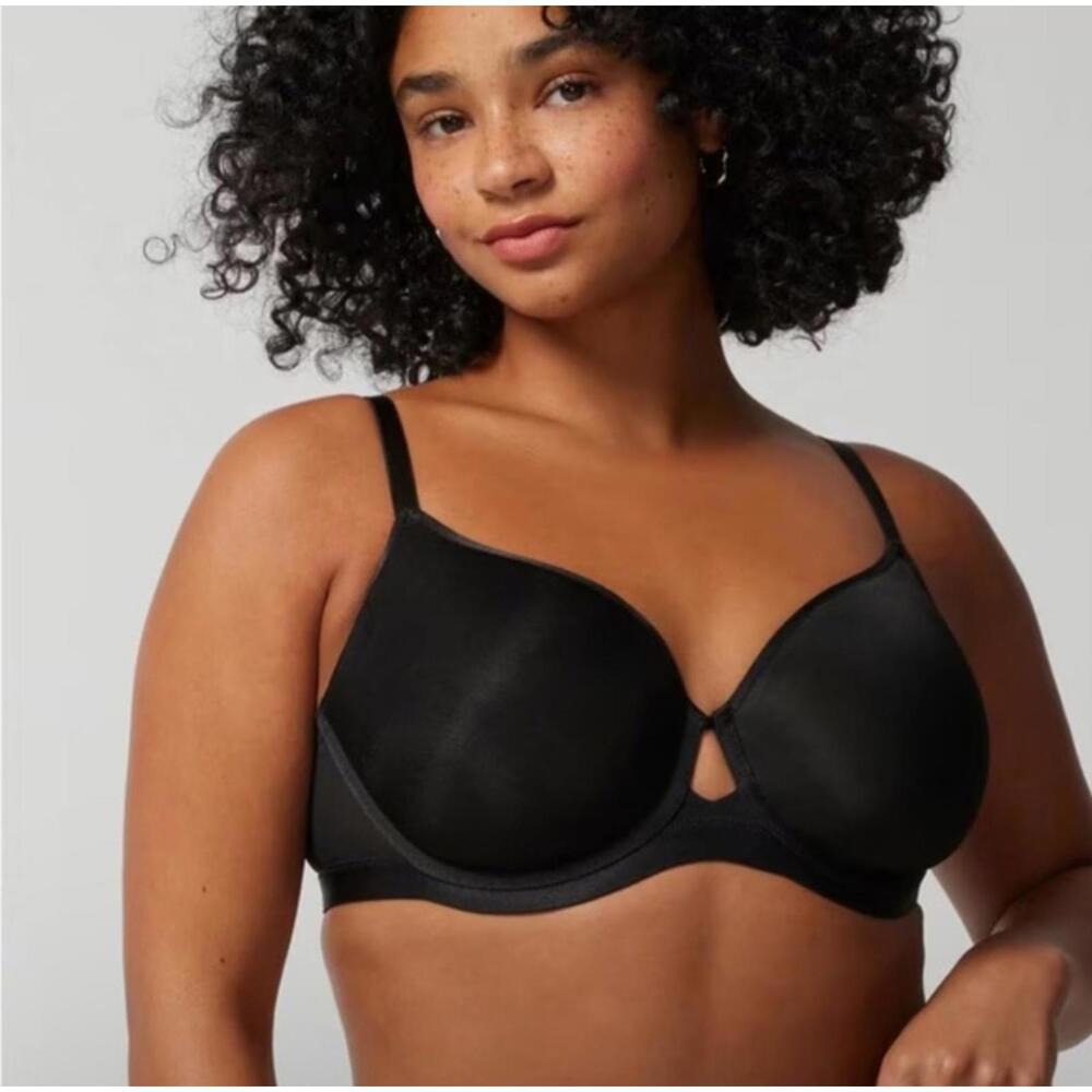 SOMA Lightest Lift Smoothing Bra Black 36D NWT Perfect Coverage